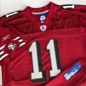 Vintage Reebok NFL San Francisco 49ers Alex Smith #11 Football Jersey Mens Large